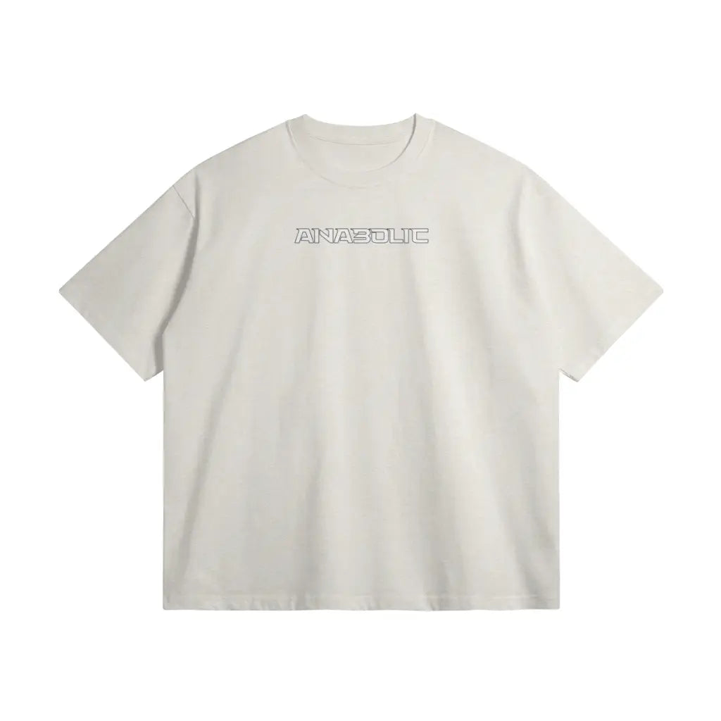 High Key | Oversized Heavyweight T-shirt - Heather Gray / Xs