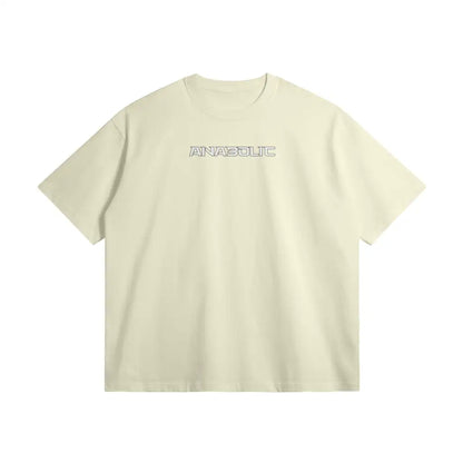 High Key | Oversized Heavyweight T-shirt - White Rock / Xs