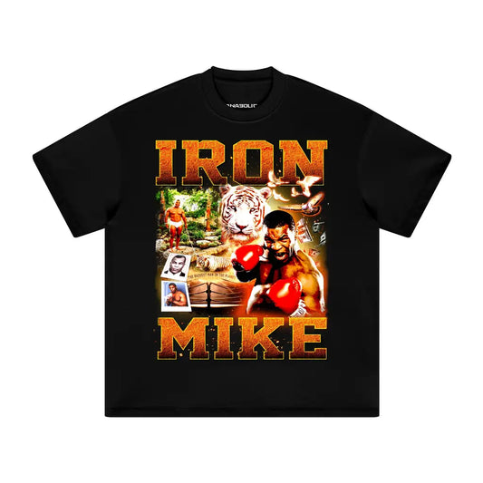 Iron Mike | Oversized Heavyweight T-shirt - Black / Xs