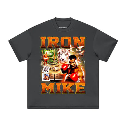 Iron Mike Oversized Heavyweight T-shirt - Carbon Gray / Xs