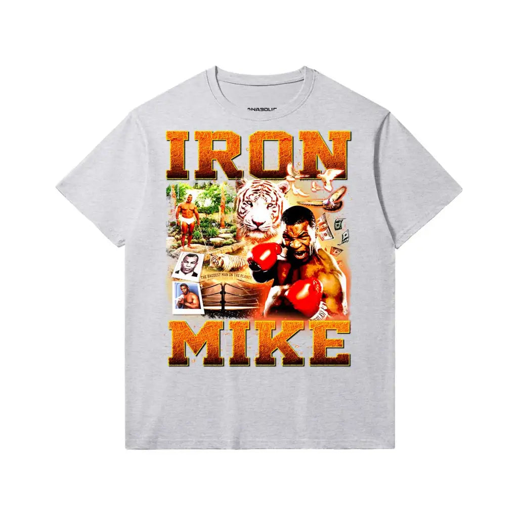 Iron Mike Slim-fit Heavyweight T-shirt - Medium Heather Gray / Xs