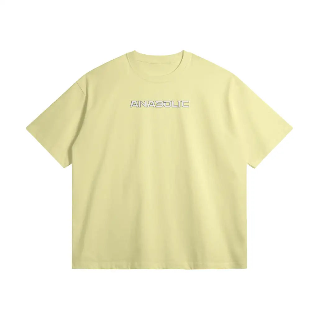 Low Key | Oversized Heavyweight T - shirt - Pale Goldenrod / Xs