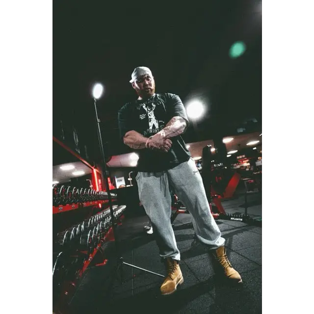 Mentzer Drop Shoulder T-shirt - Grey & White