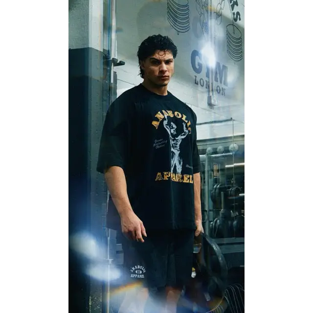 Mentzer Drop Shoulder T-shirt - Yellow & White