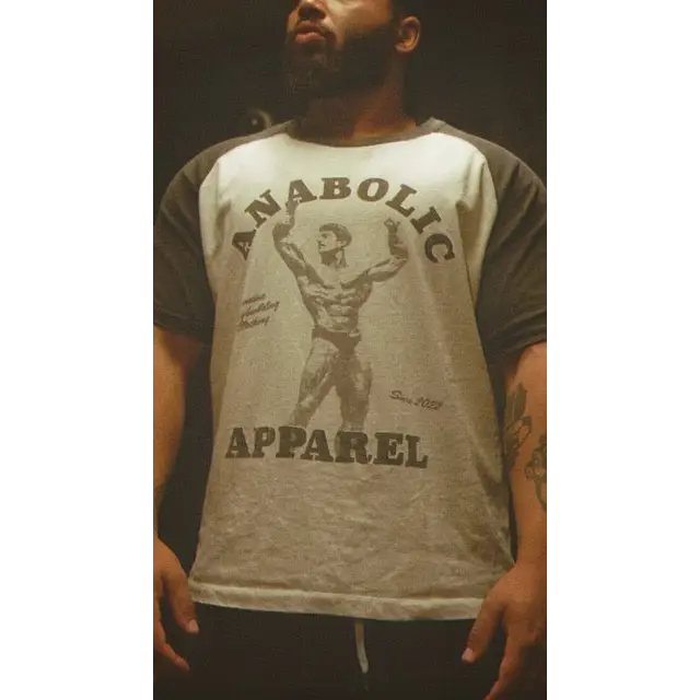 Mentzer Retro T-shirt - Black & Sand