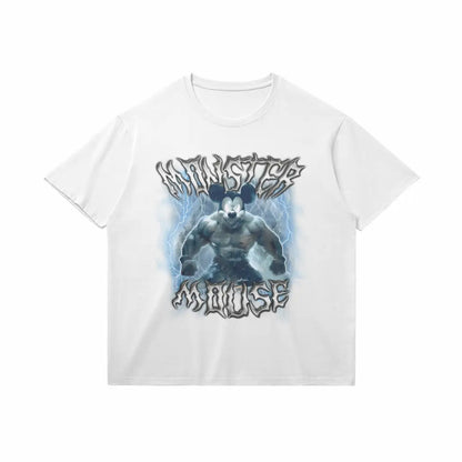 Monster Mouse | T-shirt - White / Xs