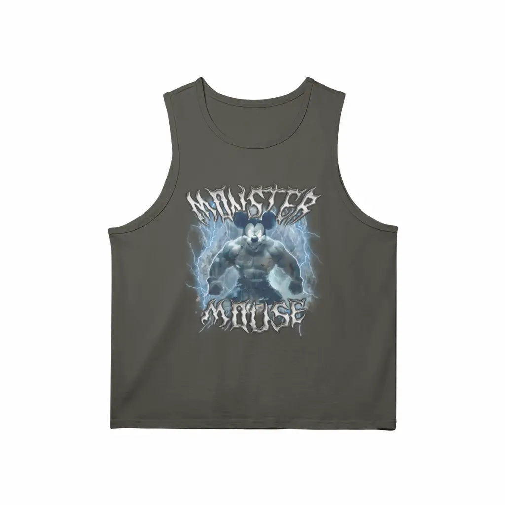 Monster Mouse | Tank Top - Charcoal Grey / s