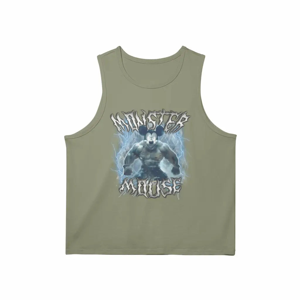 Monster Mouse | Tank Top - Matcha Green / s