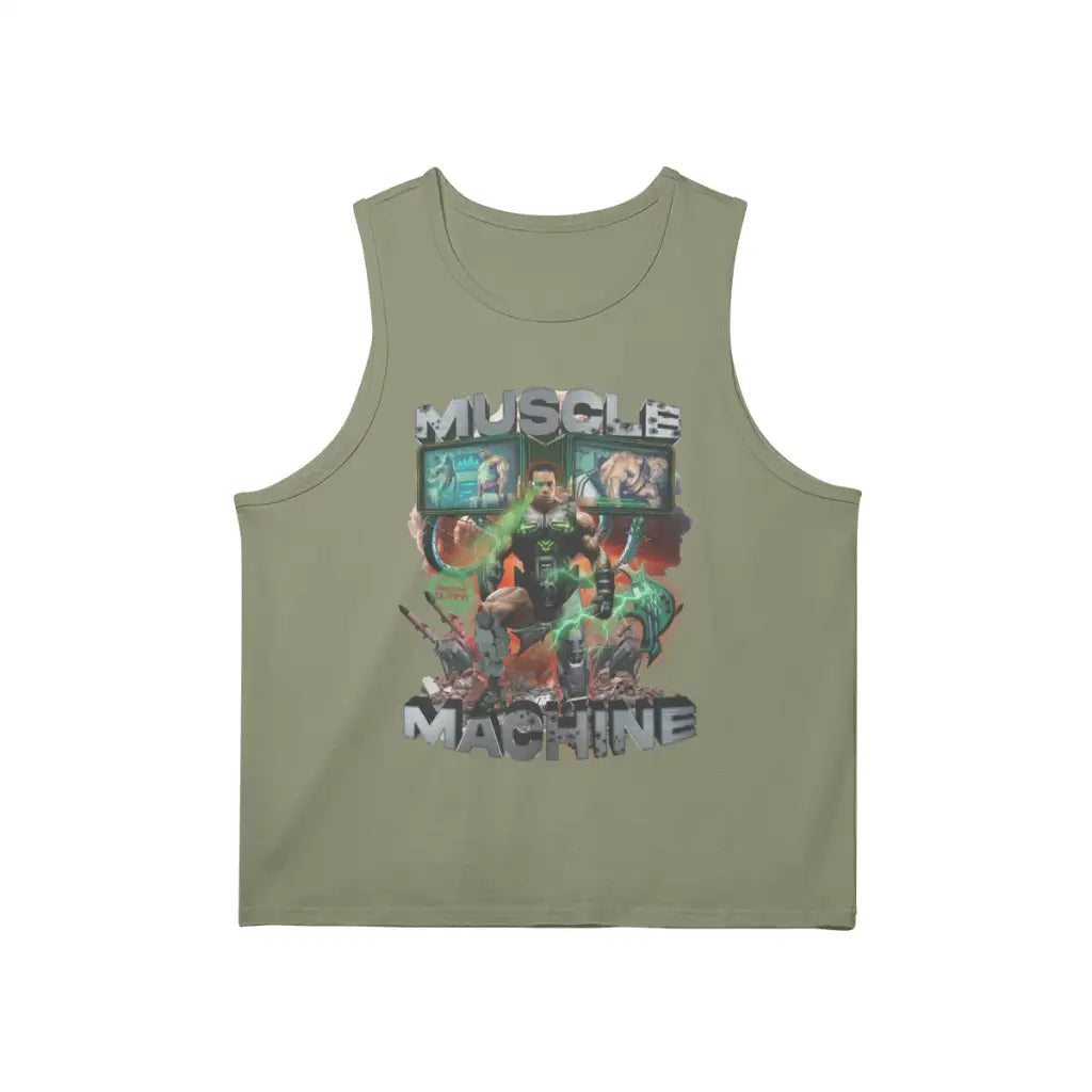 Muscle Machine | Tank Top - Matcha Green / s