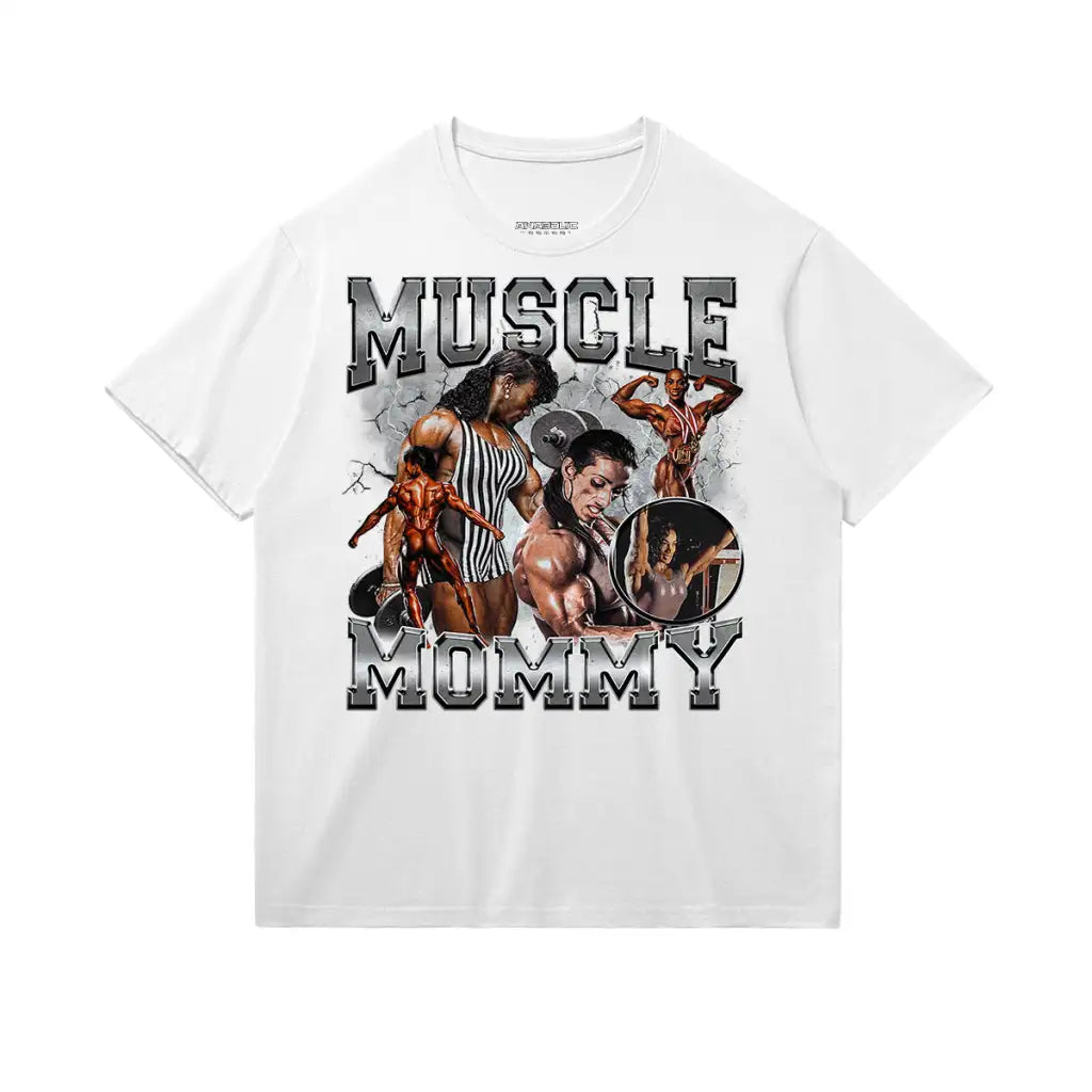 Muscle Mommy T-shirt - White / Xs