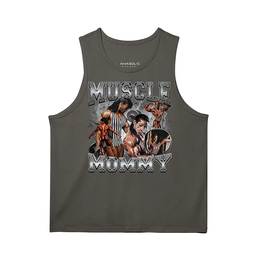 Muscle Mommy | Tank Top - Charcoal Grey / s