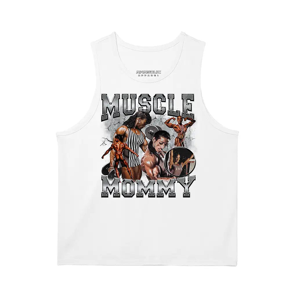 Muscle Mommy | Tank Top - White / s