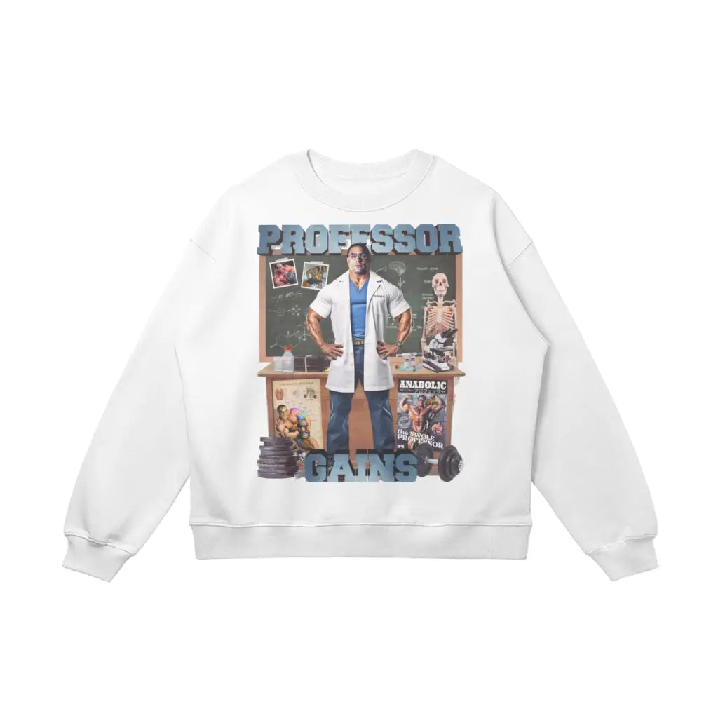 Professor Gains | Pump Cover - White / s