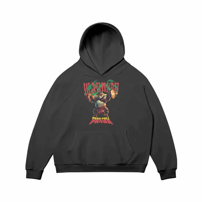 Push Pull Panda | Hoodie - Black / s