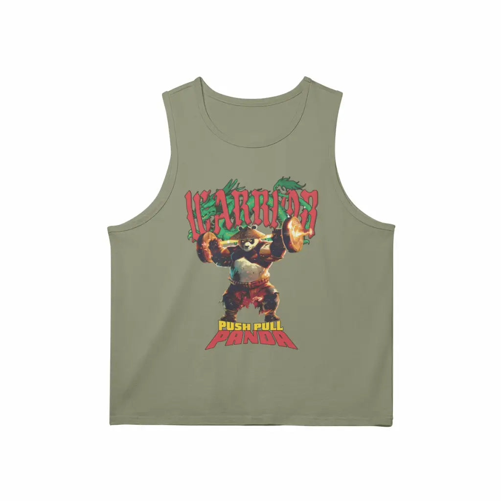 Push Pull Panda | Tank Top - Matcha Green / s
