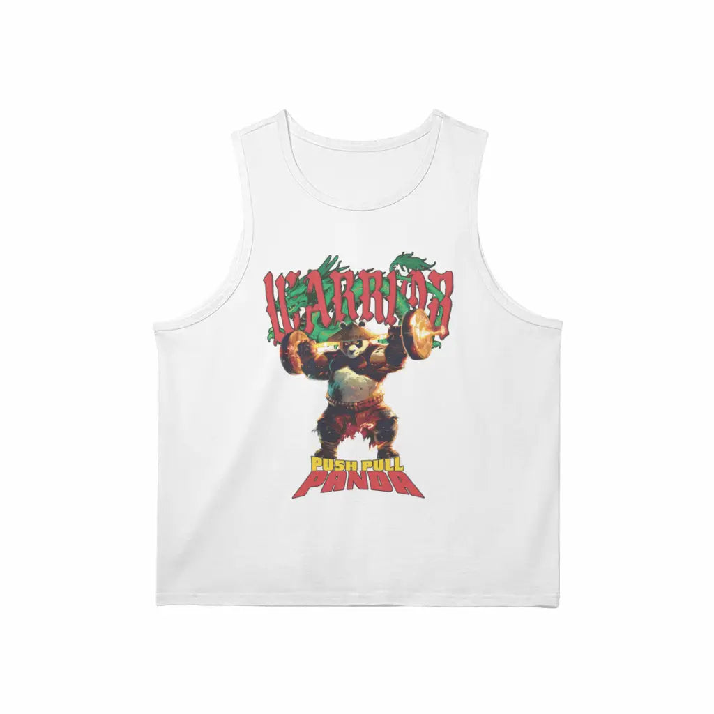 Push Pull Panda | Tank Top - White / s