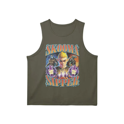 Skooma Sipper | Tank Top Charcoal Grey / s