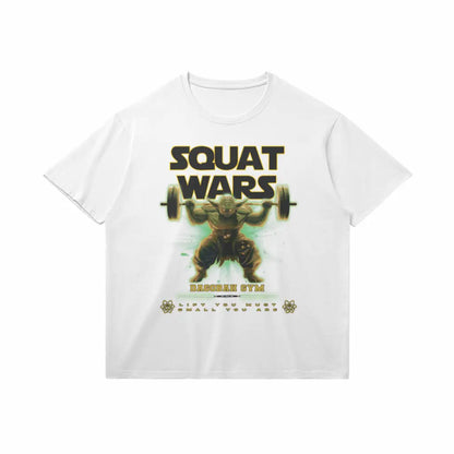 Squat Wars | T-shirt - White / Xs