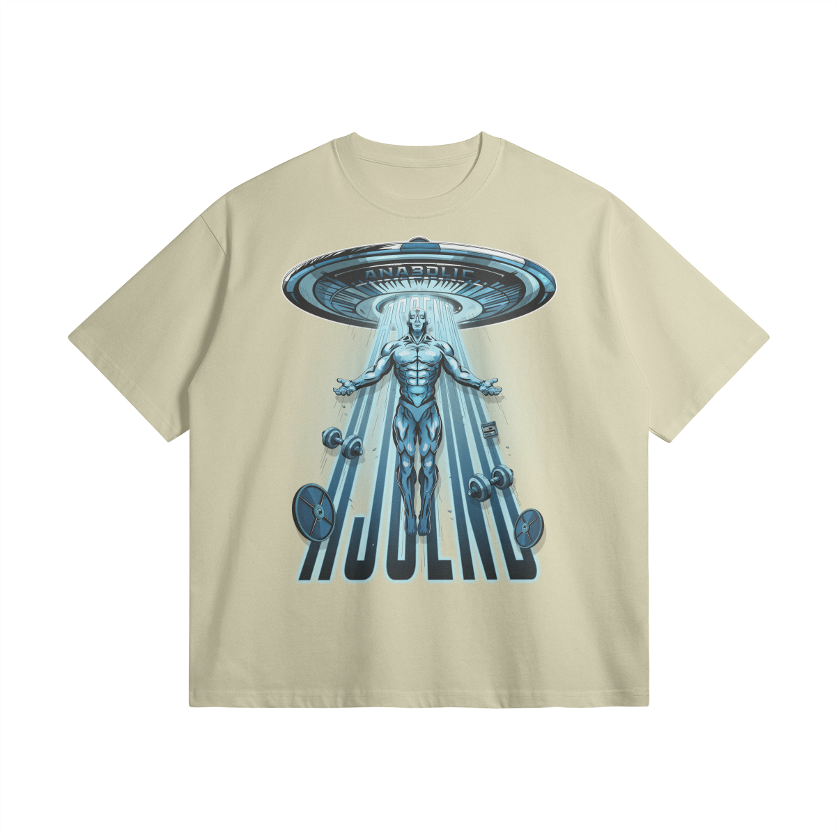 Ascend | Oversized Heavyweight T-shirt - Pastel Gray / Xs