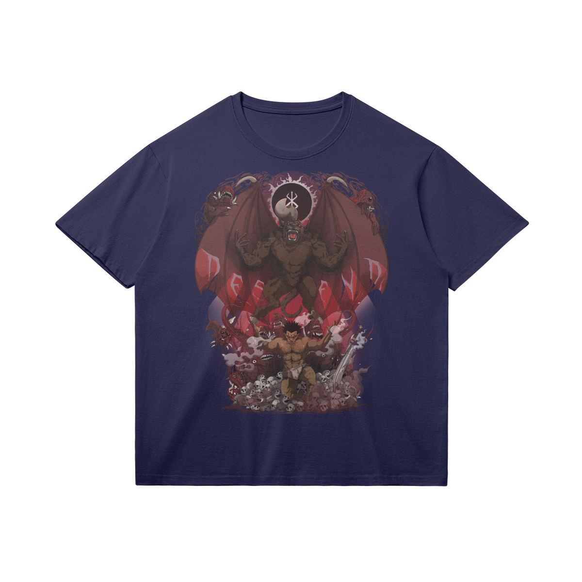 Descend | T-shirt - Dark Navy / Xs