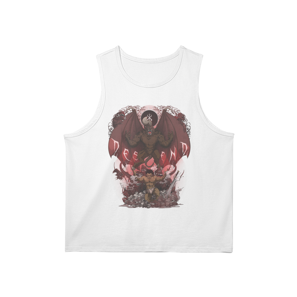 Descend | Tank Top - White / s