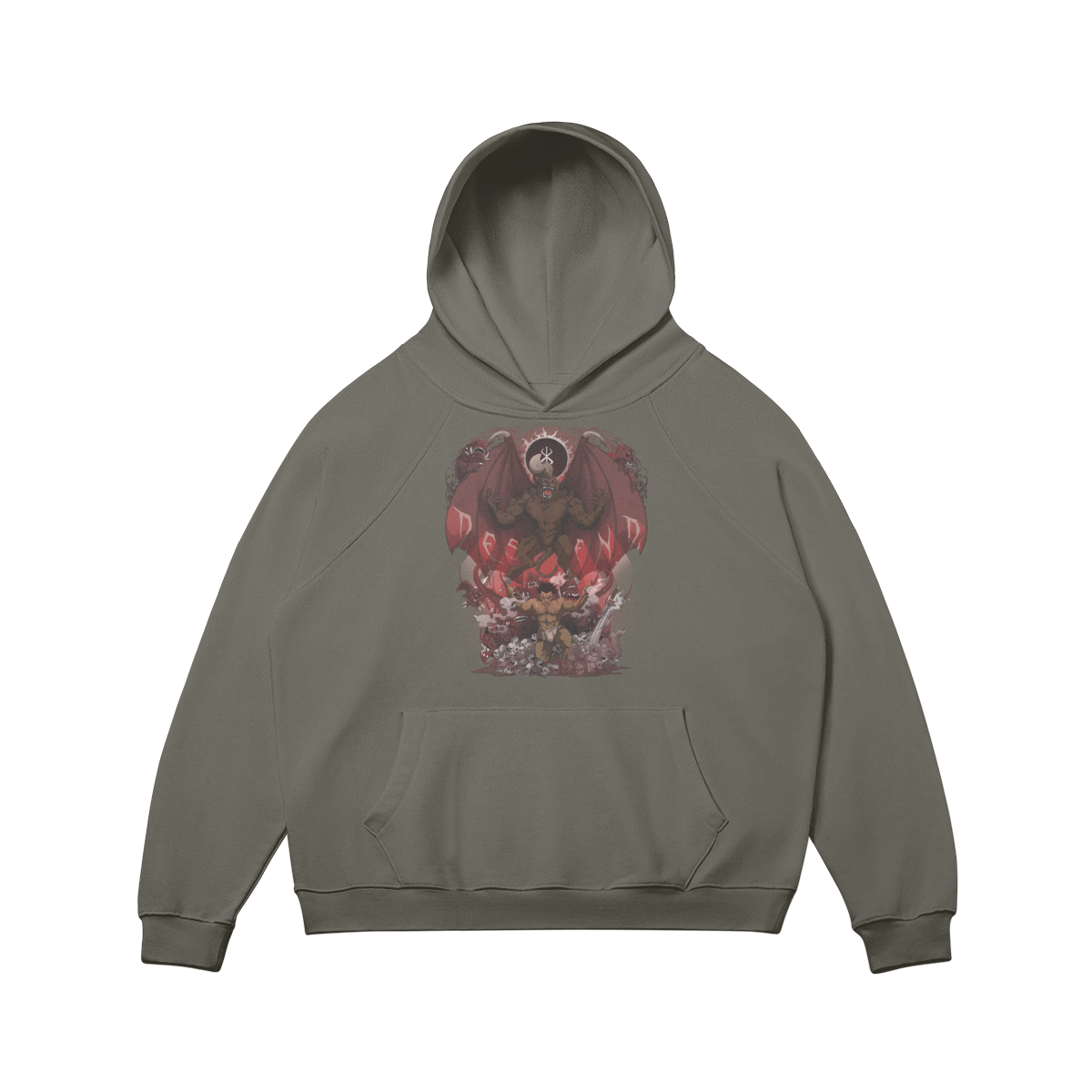 Descend | Hoodie - Charcoal Grey / s