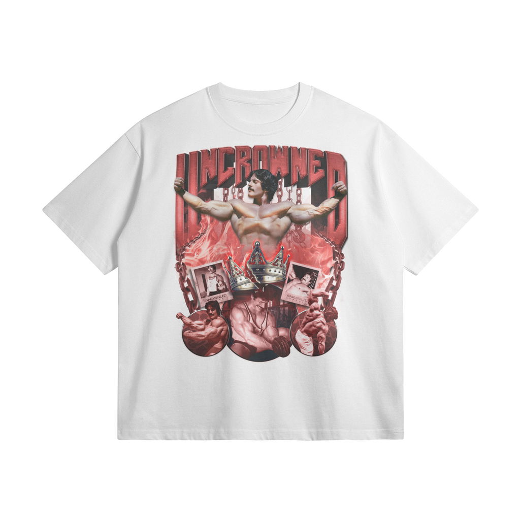 Uncrowned S1 | Mm | Oversized Heavyweight T-shirt - White / Xs