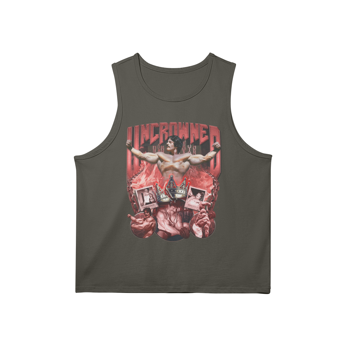 Uncrowned S1 | Mm | Tank Top - Charcoal Grey / s