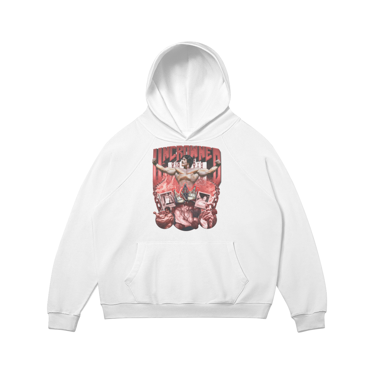 Uncrowned S1 | Mm | Hoodie - White / s