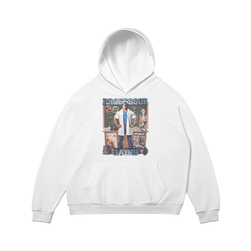 Professor Gains | Hoodie - White / s