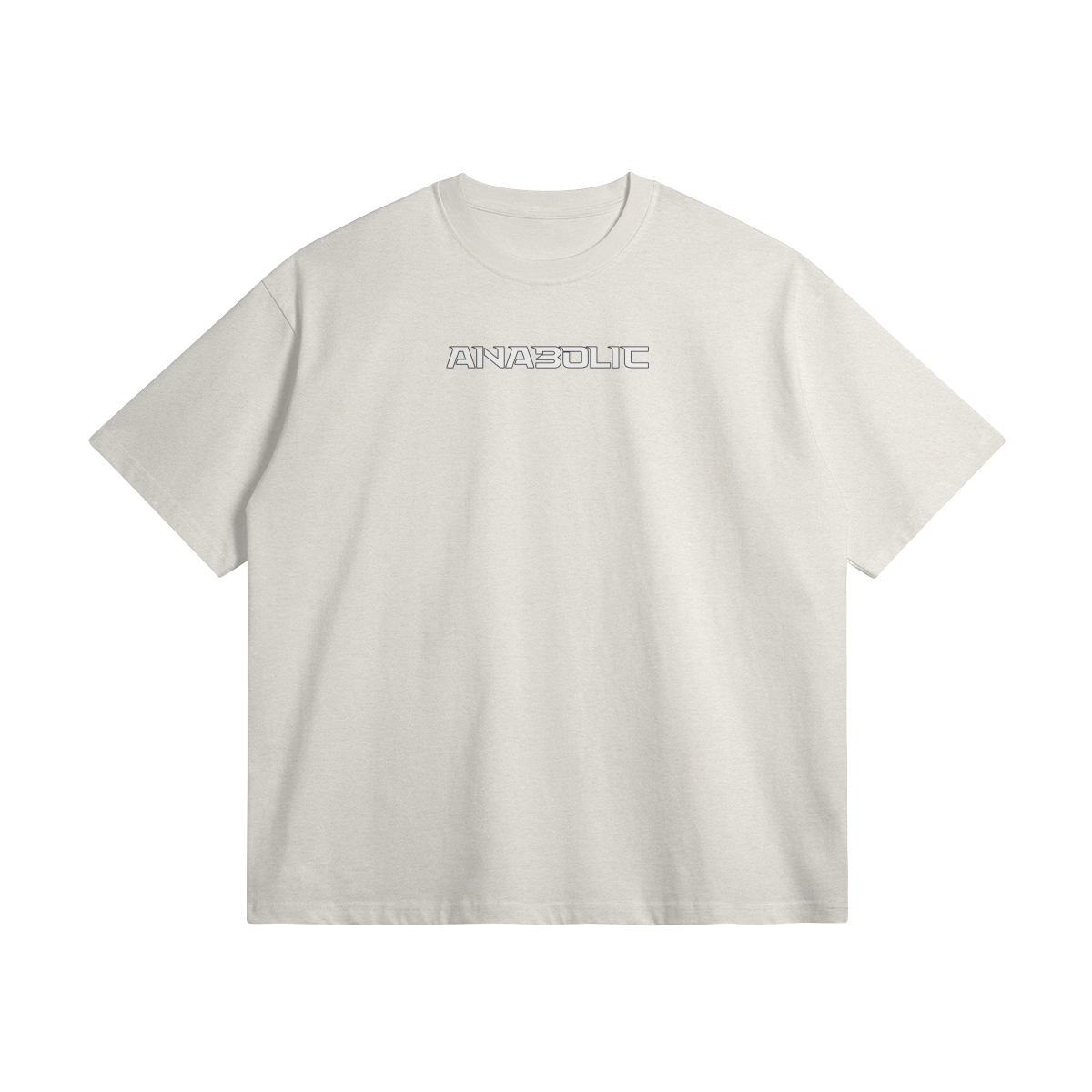 High Key | Oversized Heavyweight T-shirt - Heather Gray / Xs