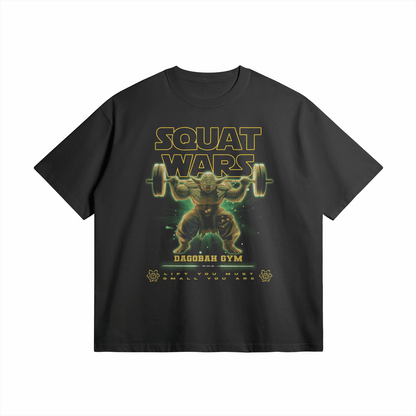 Squat Wars | Oversized Heavyweight T-Shirt
