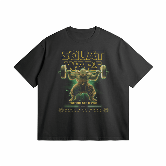 Squat Wars | Oversized Heavyweight T-Shirt