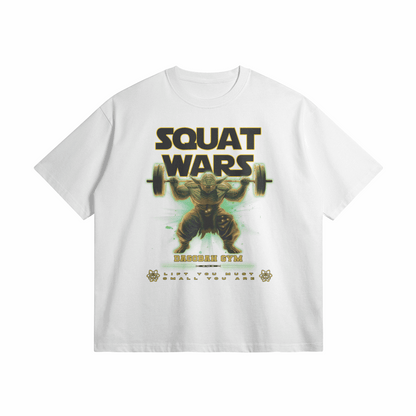 Squat Wars | Oversized Heavyweight T-Shirt