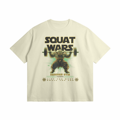 Squat Wars | Oversized Heavyweight T-Shirt