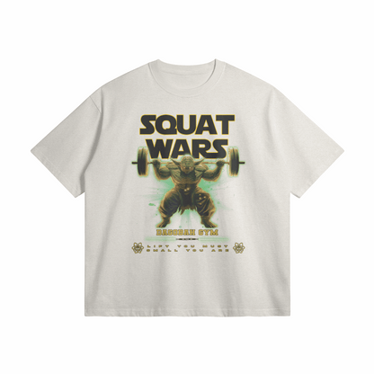 Squat Wars | Oversized Heavyweight T-Shirt