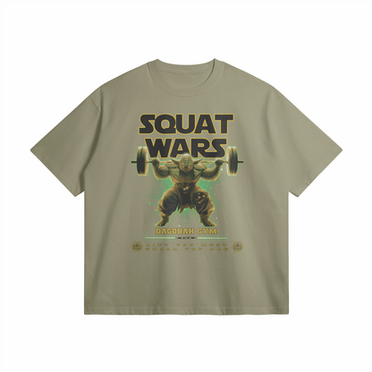 Squat Wars | Oversized Heavyweight T-Shirt