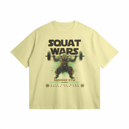Squat Wars | Oversized Heavyweight T-Shirt