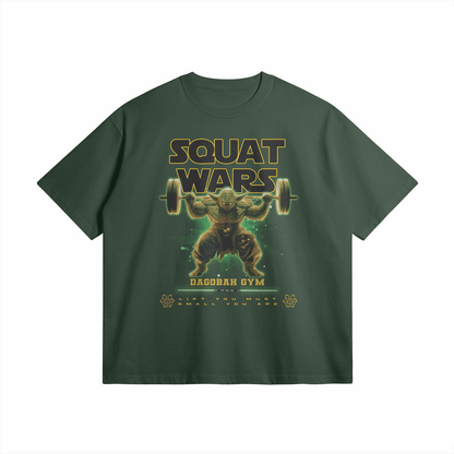 Squat Wars | Oversized Heavyweight T-Shirt