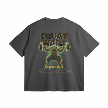 Squat Wars | Oversized Heavyweight T-Shirt