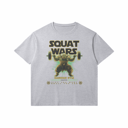 Squat Wars | Slim Fit Heavyweight T-Shirt