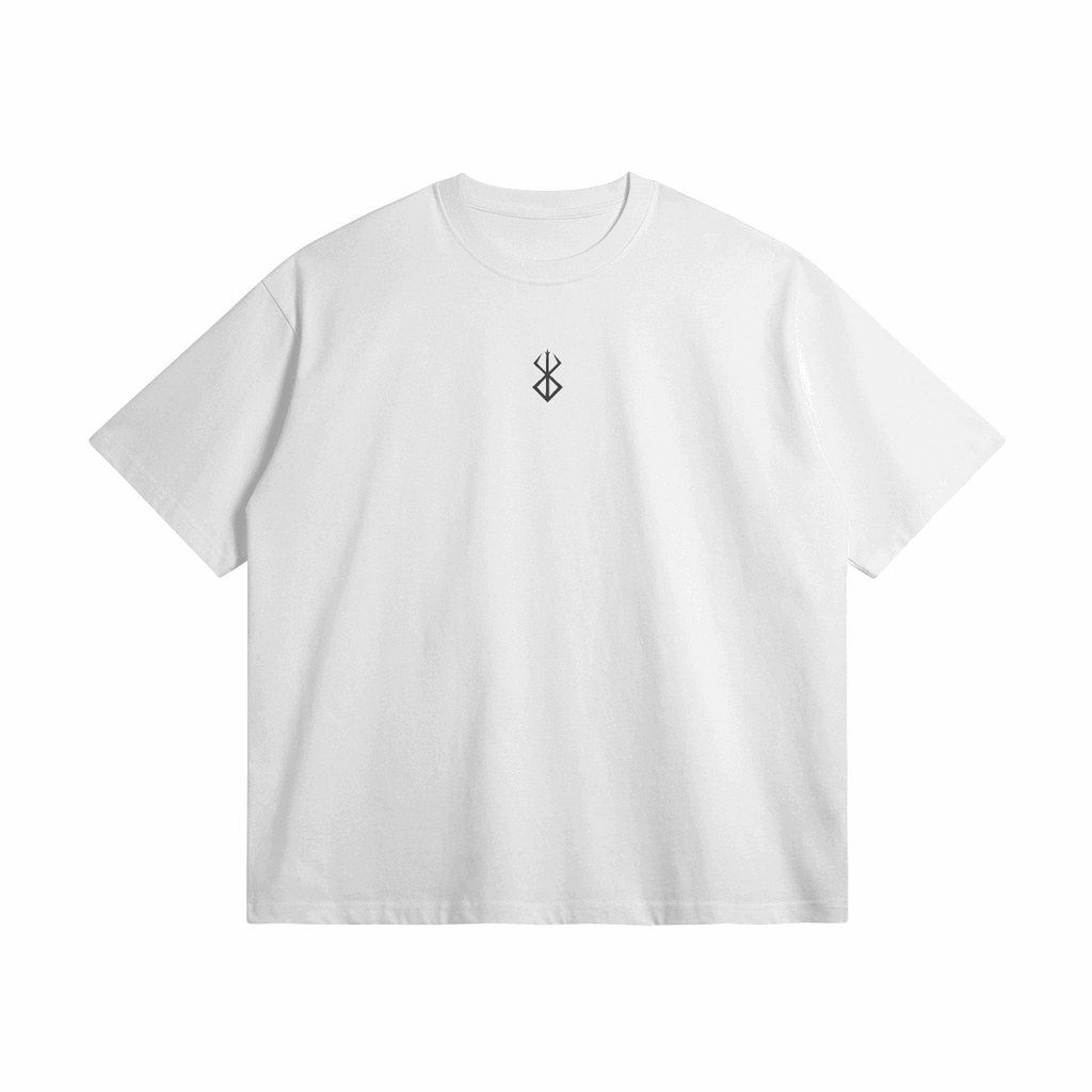 Warrior’s Journey V1 | Oversized Heavyweight T-shirt - White / Xs