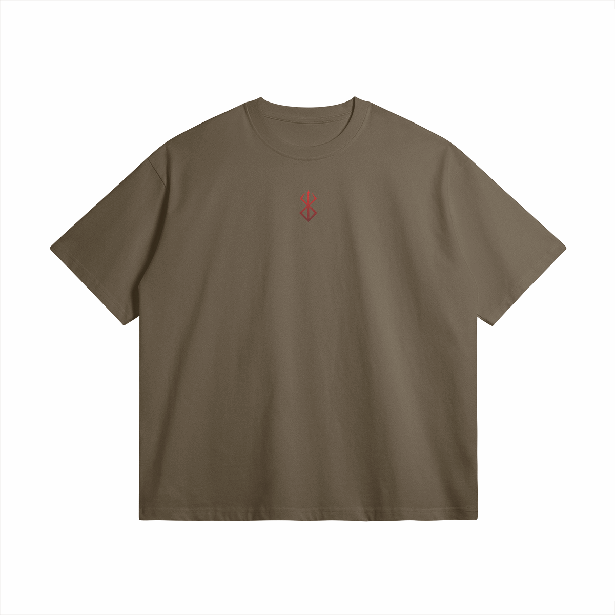 Endure V1 | Oversized Heavyweight T-shirt - Dark Taupe / Xs