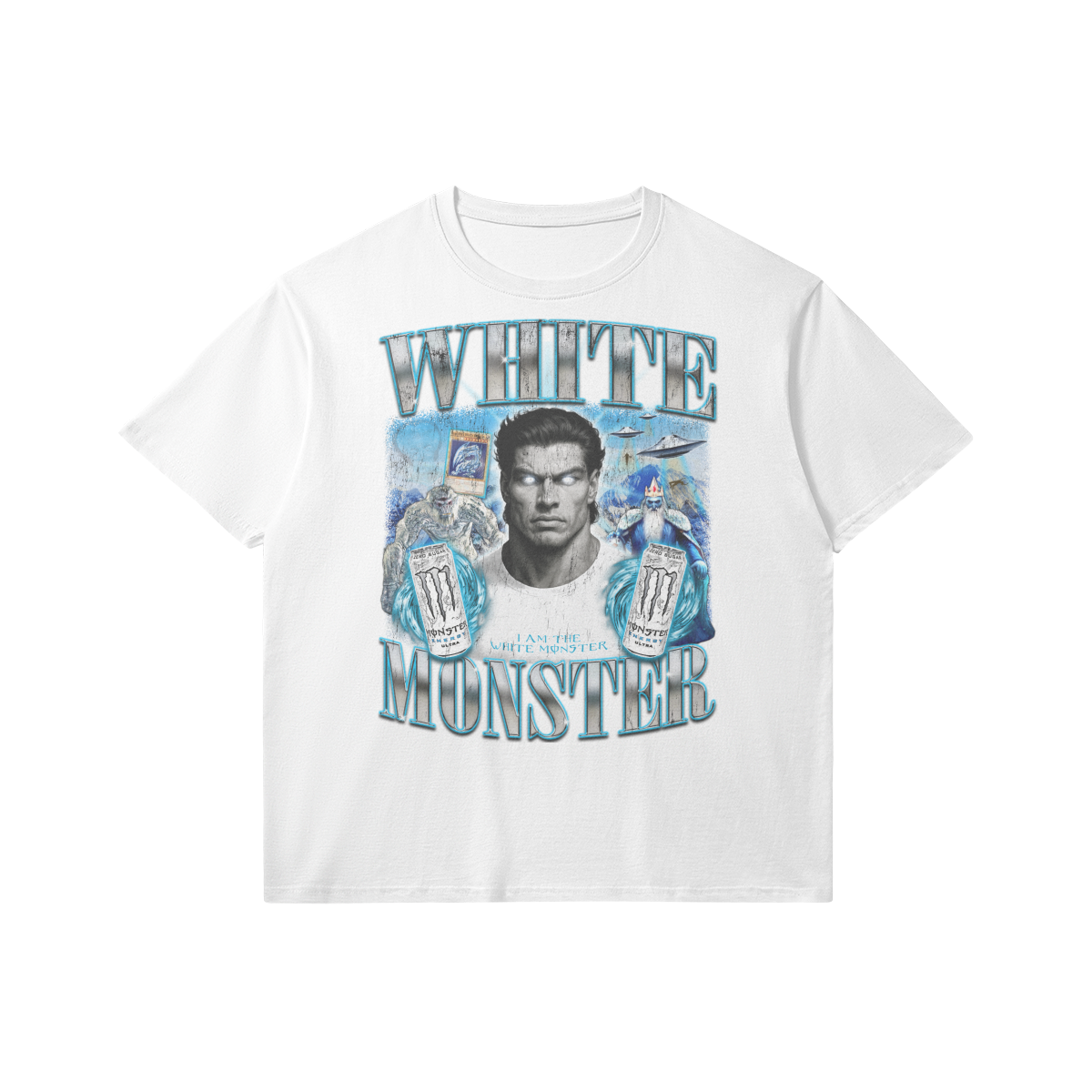 White Monster | Slim Fit Heavyweight T-shirt - s