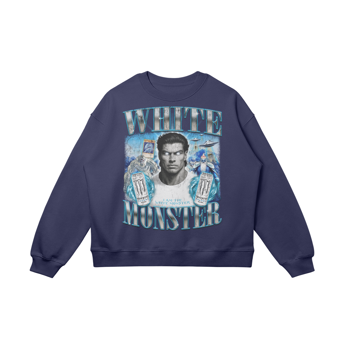 White Monster | Pump Cover - Navy / s