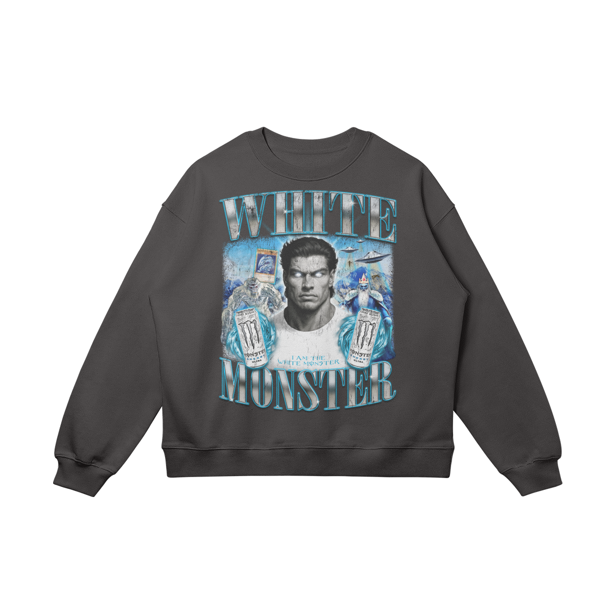 White Monster | Pump Cover - Charcoal Gray / s