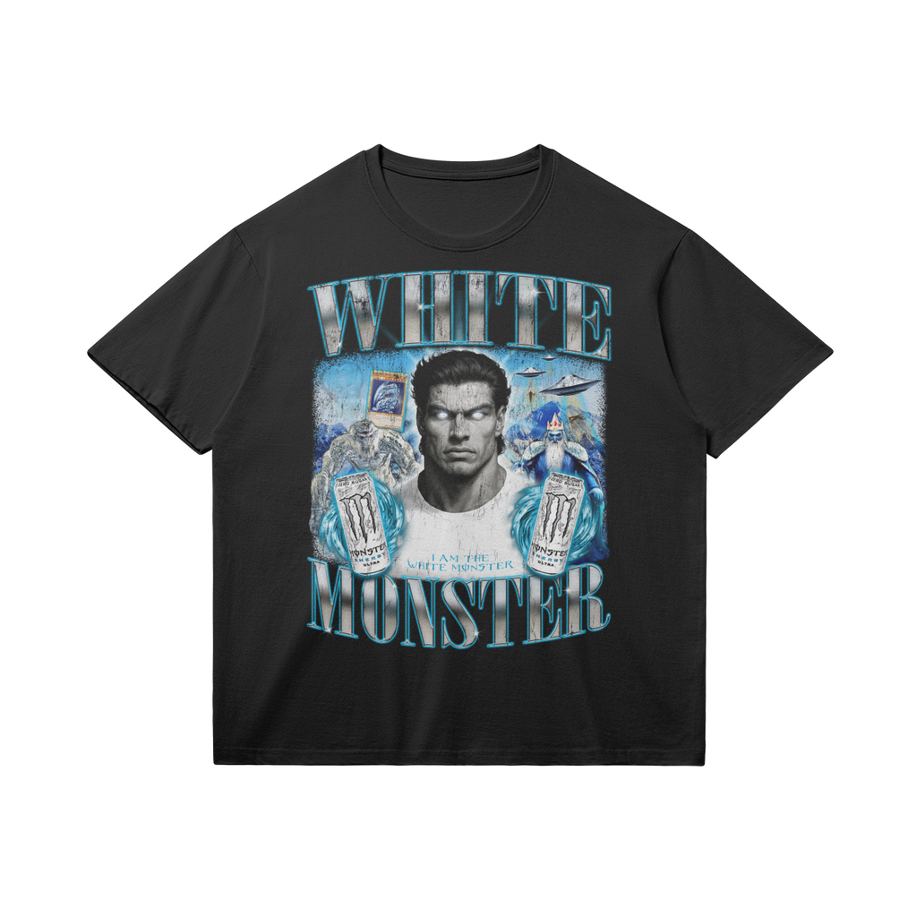 White Monster | T-shirt - Black / Xs