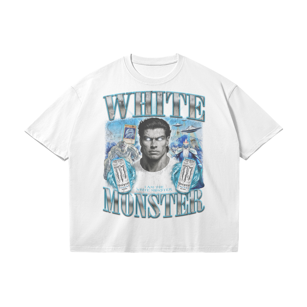 White Monster | Oversized t Shirt / m