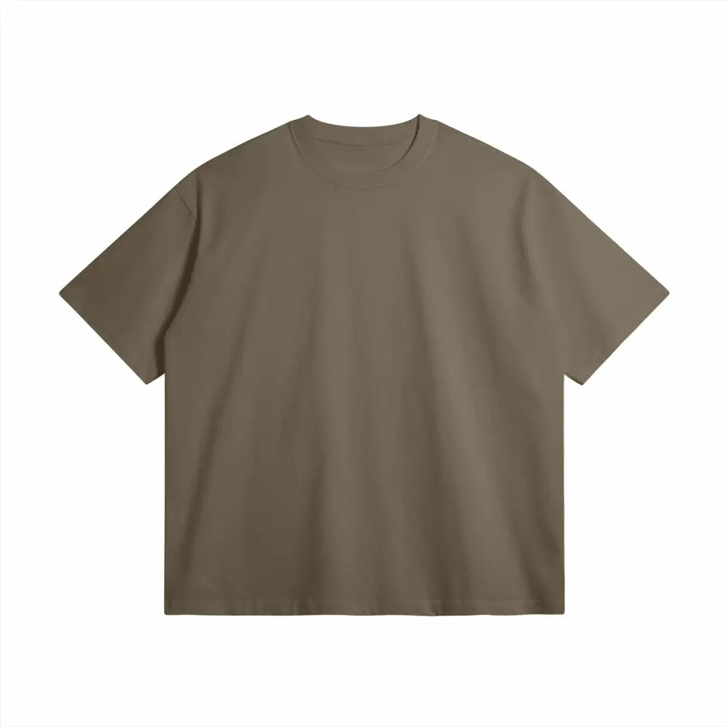 Sulek x Baki | Bp | Oversized Heavyweight t Shirt Dark Taupe / Xs