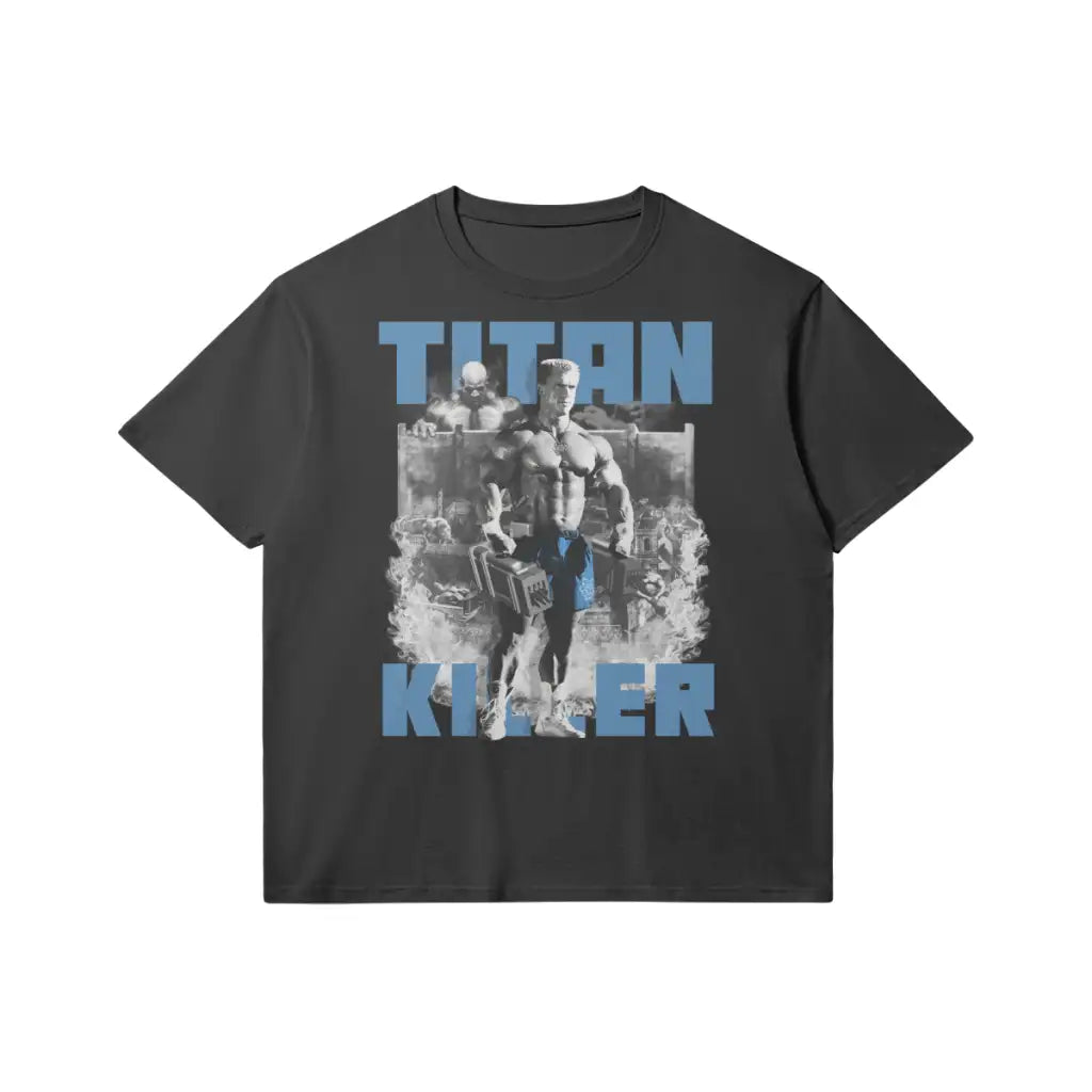 Titan Killer | Slim Fit Heavyweight T-shirt - Black / Xs